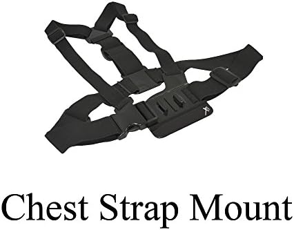 SuperFinds Adjustable Chest Mount Harness with J Hook + Head Strap Mount Headstrap Camera mount for GoPro Hero 2 3 3+ 4 Go Pro Hero3 Hero3+ Hero4 Black Silver White Edition