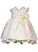 Rare Editions Baby/Infant Girls 12M-24M YELLOW LUREX SOUTACHE ORGANZA Special Occasion Party Dress
