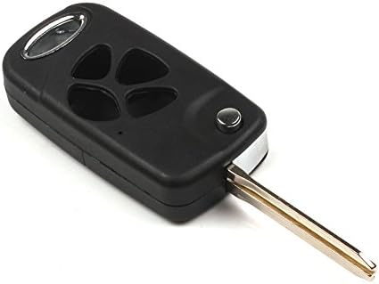 4/3+1 Panic Buttons Keyless Entry Uncut Blank Flip Foldling Key Shell Case for Scion Toyota