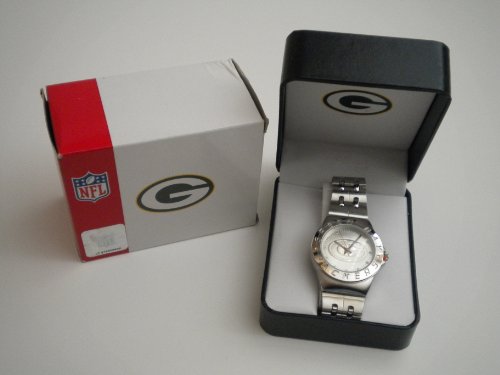 Green Bay Packers Embossed Logo Watch