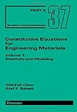 Constitutive equations for engineering materials