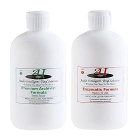 Vinyl & 78 Record Cleaner - Archivist Cleaner Duo Kit 16oz - 2 FREE CLEANING CLOTHS!