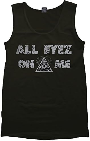All Eyez On ME 2pac Tupac Tank Top Shirt Gym Workout Muscle T Urban Wear Thug CA