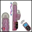 Rabbit Vibrator Wave of Passion Remote Control Bull Nose Pink