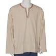 Men Kurta Long Sleeve Casual Cotton Shirt Size XXL Chest 48 inches (gsk480)