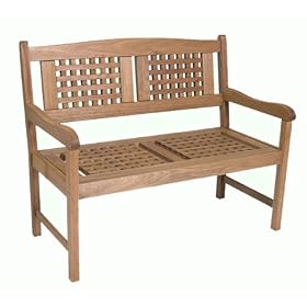 Teak Patio Garden Bench