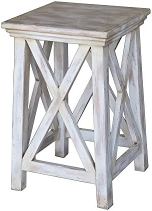 Handmade Rustic Plant End Table by ZallZo