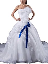 Organza/Satin  Dress With a Ribbon 