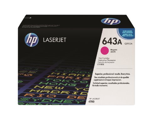 HP Laserjet 643A  Magenta Cartridge in Retail Packaging -Q5953A On Sale