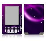 Abstract Purple Decorative Protector Skin Decal Sticker for Amazon Kindle 2 E-Book Reader (Version 2.0)