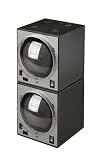 Diplomat 31-403/2 Boxy Double Package Programmed Carbon Fiber Double Brick Stacked Watch Winder