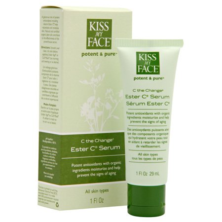 Kiss My Face Organics C The Change Ester C Serum, 1-Ounce Tubes (Pack of 3)