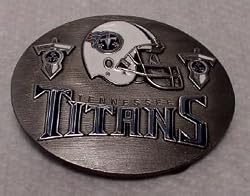 TENNESSEE TITANS  (LIMITED EDITION) NFL LICENSED FOOTBALL BUCKLE
