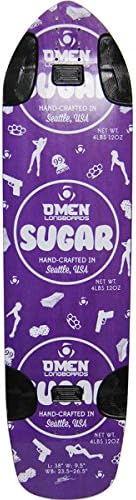 Omen Sugar Longboard Skateboard Deck - Purple