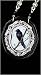 Classic Hardware Crow Large Oval Necklace - Black - One Size