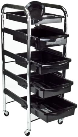 Salon Trolley Storage Cart Coloring Beauty Salon Rollabout Hair Dryer Holder Massage