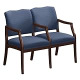 NBF Signature Series Spencer Two Seater with Center Arm in Print Fabric or Vinyl