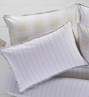 Conran Hand Drawn Check Pillowcase