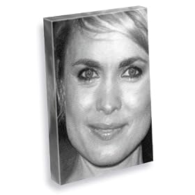 RADHA MITCHELL - Canvas Print (A4 - Signed by the Artist) #js005