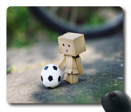 Danbo Soccer Mouse Pad- Oblong