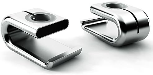 FTONDA Apple Watch &amp; iPhone Stand, Acrylic Charging Stand Station Desk Cradle Holder with Comfortable Viewing Angle for Apple iWatch 38mm &amp; 42mm, iPhone 6s / 6s plus / 6 / 6 Plus / 5 / 5S (White)
