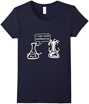 Women's Science nerd shirt - Gift Funny Shirt for Teacher, Physics Small Navy