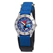 Marvel Comics Kid's MA0103-D2790-BlueVelcro Marvel Spider-Man Classic Time Teacher Watch