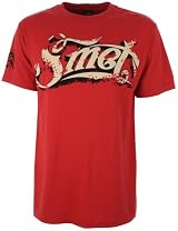 Smet by Christian Audigier Mens T-Shirt Indispose Red
