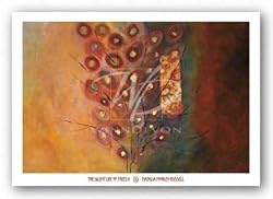 The Silent Life of Trees II - Gold Foil - Luxor 420 by Natalia Morley Russell 36"x24"