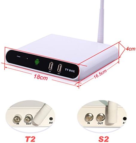 MX Android 4.2.2 Dual-core Amlogic 8726-MX 1.5GHz 8GB Android TV Box with Wi-Fi (Black)