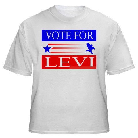 VOTE FOR LEVI Youth T-Shirt (for Kids) Various Colors Available