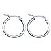 Areke Women's Cute Small Hoop Earrings Stainless Steel Ear Ring 3 Pairs a Set