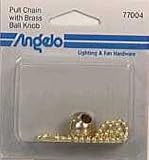 Westinghouse #77004 12 Brass Ball Pull Chain