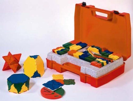 Childrens Toyshop  Toys : Polydron Giant 266-piece Construction Set (Age 7+) - build nets, prisms, cuboids & pyramids