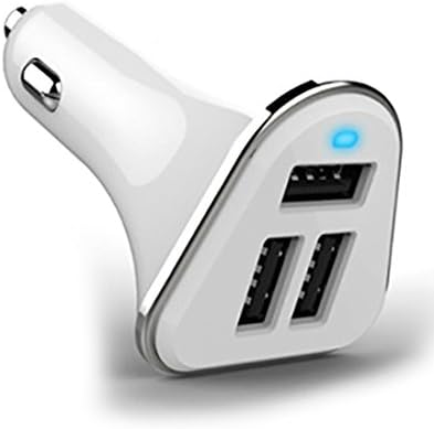 Cyber Digital Three Port(1A/2.1A/2.1A) Rapid USB Car Charger for iPhone 5/5c/5s iPad 2 3 4 Air Sumsung S3 S4 S5 Note 2 3 4