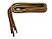 40 Inch 102 cm Leather Replacement Shoelaces for Boat Shoes - 2 Pair Pack
