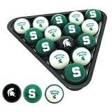Michigan State Spartans Billiard Pool Balls