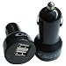 RND 2.1A (fast) Dual USB Car Charger for Smartphones iPads Tablets MP3 Players and Gaming Devices (Black)