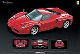 Ferrari - Enzo Beautiful MUSEUM WRAP CANVAS Print with Added BRUSHSTROKES Unknown 36x24