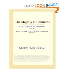 The Majesty of Calmness (Webster's English Thesaurus Edition)