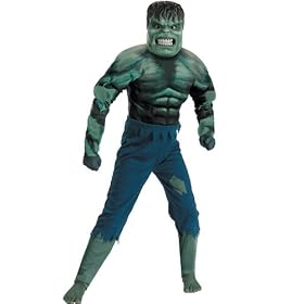 Disguise Inc 32490 Hulk 2008 Movie Muscle Chest Child Costume Size Medium 7-8