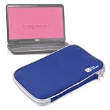 High Quality Neoprene Laptop Case In Stylish Blue For Dell Inspiron 15 & 15R By DURAGADGET