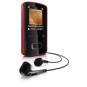 PHILIPS GoGear ViBE 3 MP4 Player - 4 GB (red)