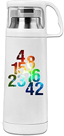 NaBaCa 5 Shop Eroded Lost Numbers Stainless Steal Vacuum Insulated Water Bottle