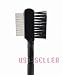 BeautyU&Me Steel Eyebrow Eyelash Dual-Comb Extension Brush Metal Comb Cosmetic Makeup Tool