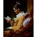 Jean-Honoré Fragonard (Reading woman) Art Poster Print - 11x17