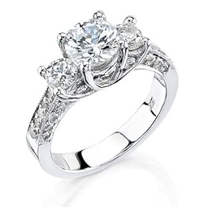 3.55 ct. Round Cut Diamond Engagement Ring (EGL Certified)