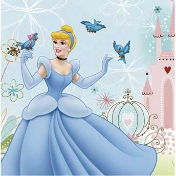 Cinderella Lunch Napkins 16ct