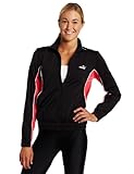 IMAGE OF Puma Apparel Women's Agile Jacket, Black/Geranium/Red/White, Large