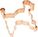 Old River Road Poodle Shape Cookie Cutter, Copper